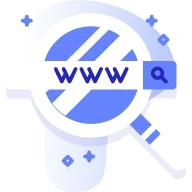 ايقونة استضافة مواقع وحجز دومينات